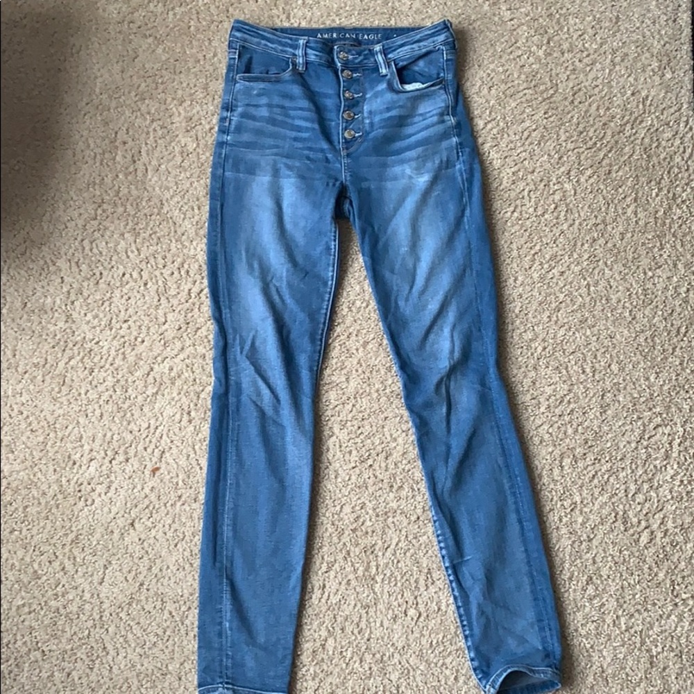 American Eagle Extra Long Super Hi-Rise Jeggings